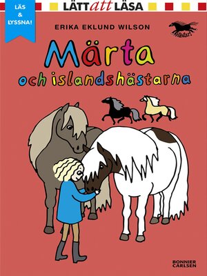 cover image of Märta och islandshästarna